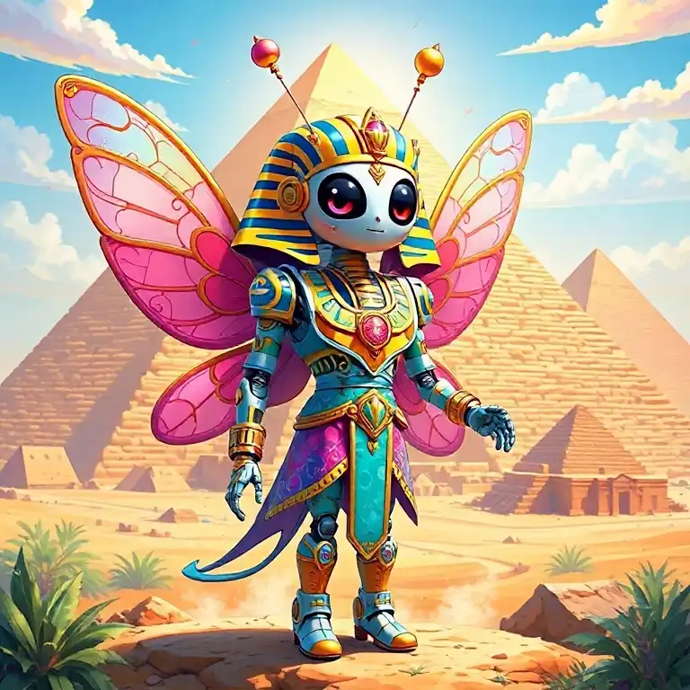 Egyptia Sphinx-Scroll